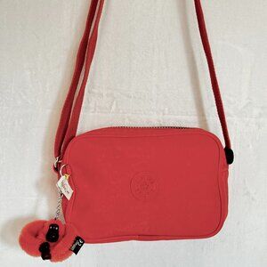 Kipling Dee II Vintage Crossbody Women's Coral Shoulder Handbag One Size Zipper